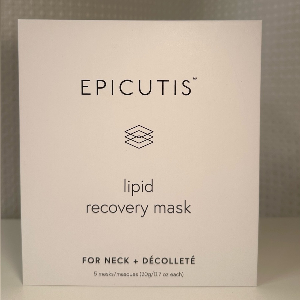 Epicutis Lipid Recovery Mask for Neck + Décolleté — White